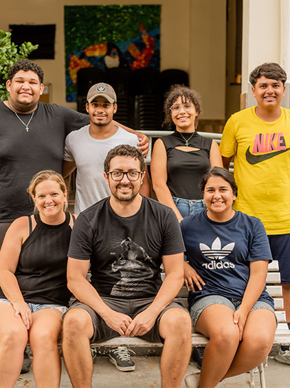 Team Hilfsorganisation in Brasilien